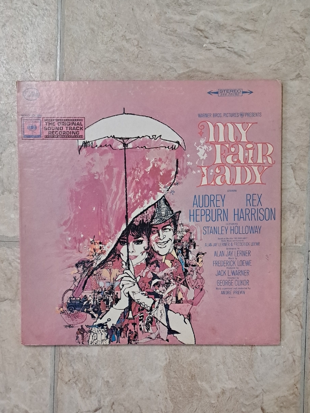 My Fair Lady Soundtrack Vinyl - Pink Cover